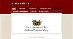 Desktop Screenshot of minarafoods.co.uk